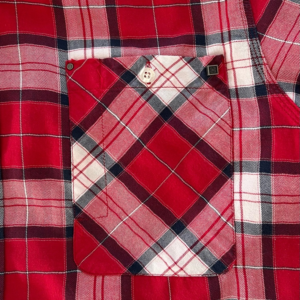 KR3W, Large, Red White Blue, Plaid Shirt, ‘merica - Picture 3 of 5